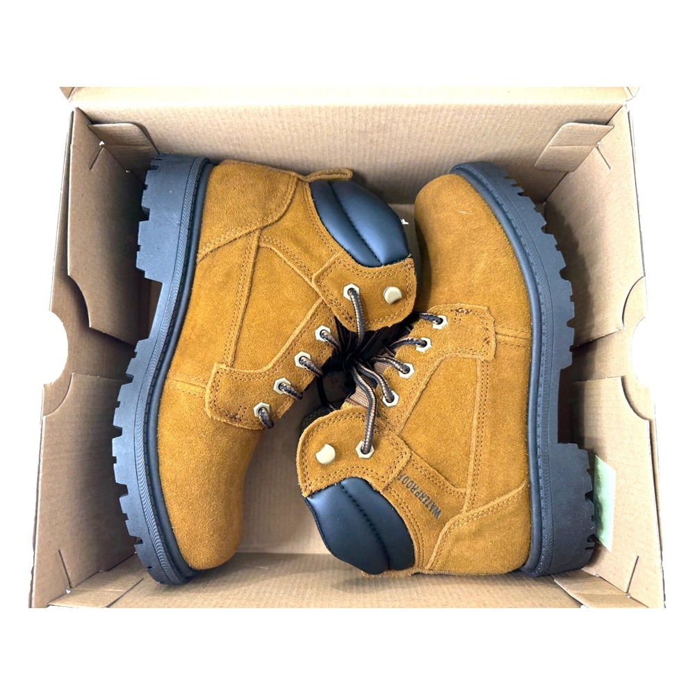 6.5 Wide, Mens  Work Boot BRAHMA, BRAVO Waterproof, Oil Resistant, Tan NIB